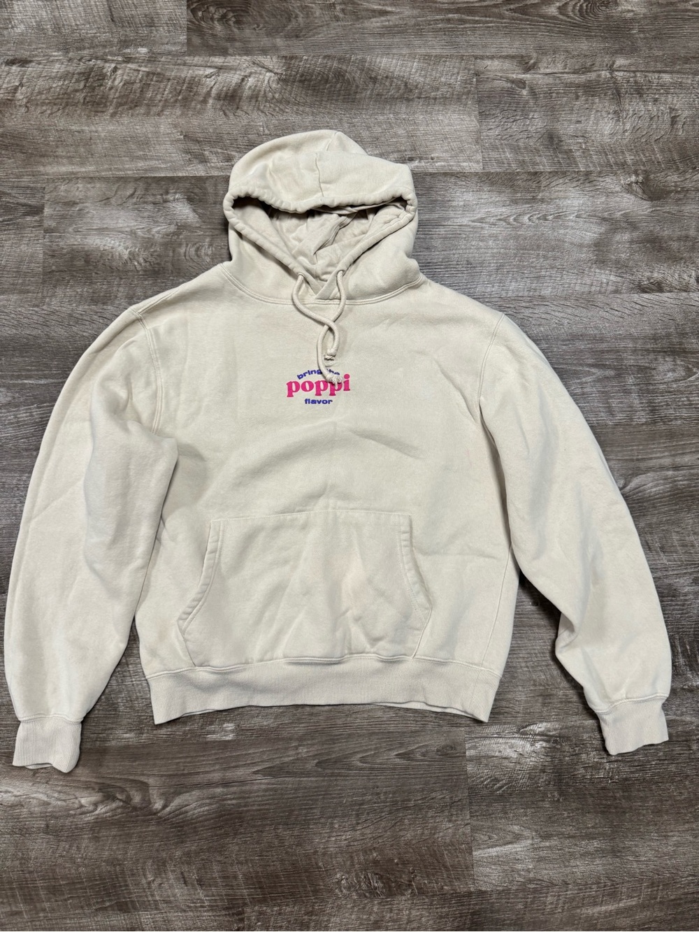 Poppi Soda Bring the Flavor Hoodie Size Medium